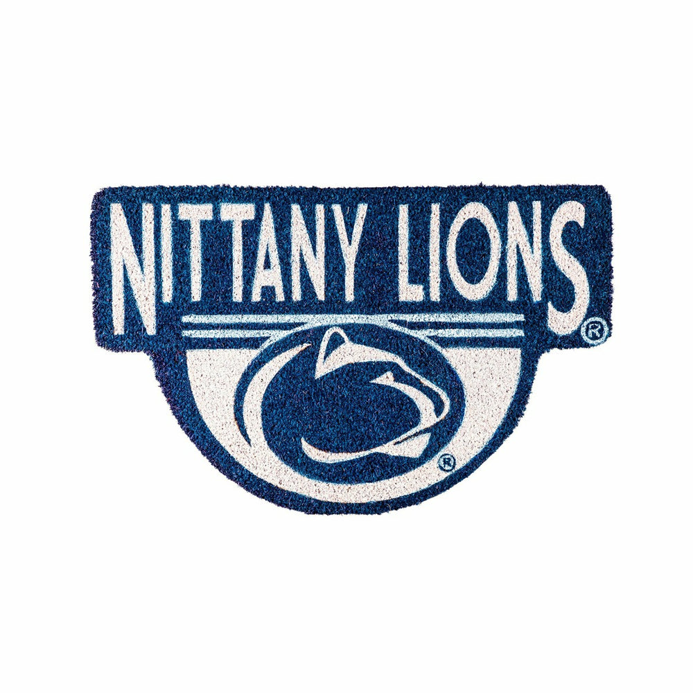 NCAA Team Shaped Coir Door Mat, Penn State Nittany Lions - Collegiate