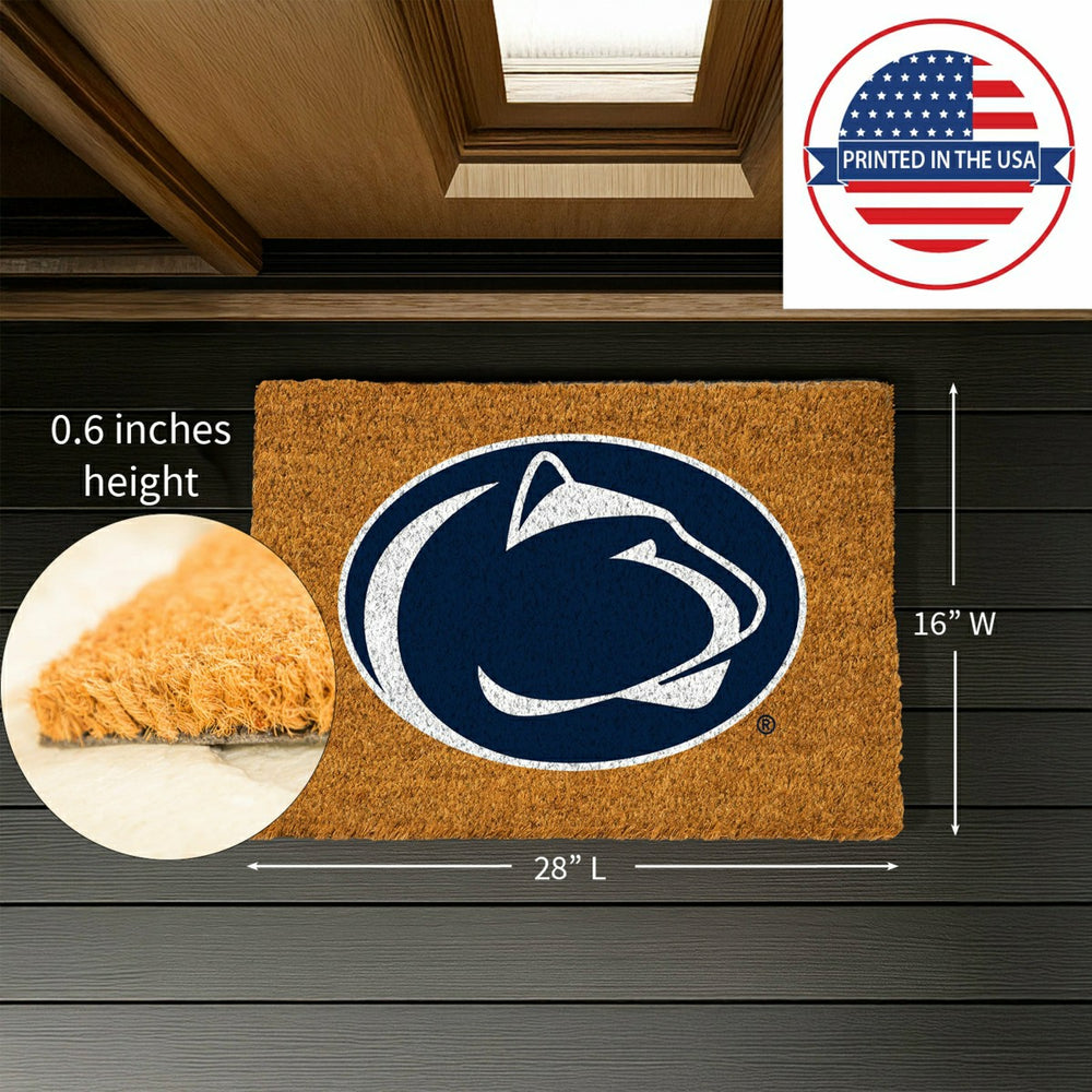 Coir Mat, 16"x28", Penn State - Collegiate