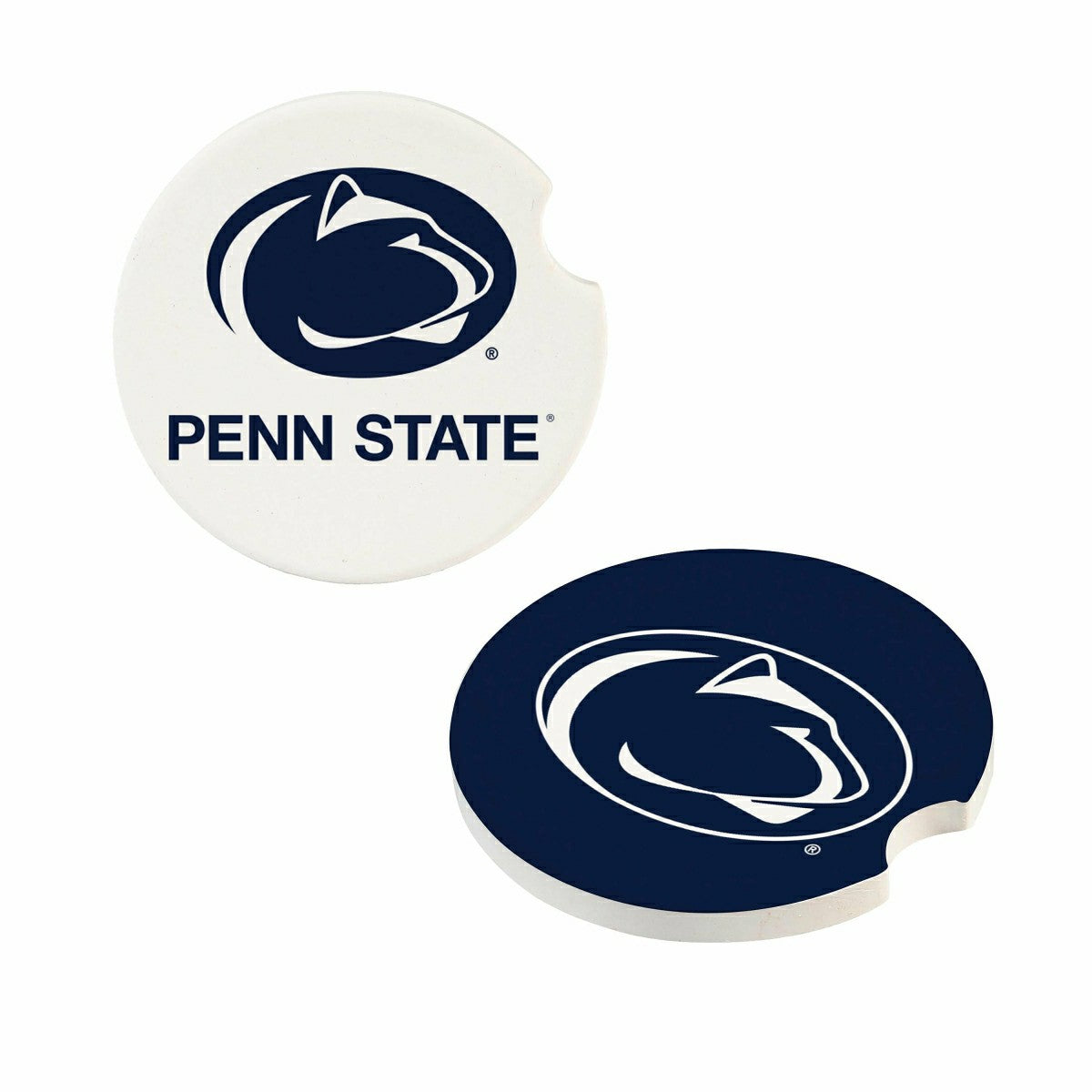 Penn State Car Coaster Set, 2pc - Collegiate Home