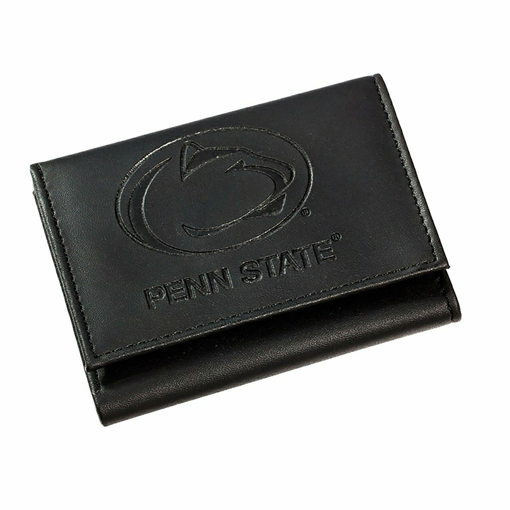 Penn State, Tri-Fold Wallet, Black - Collegiate Home