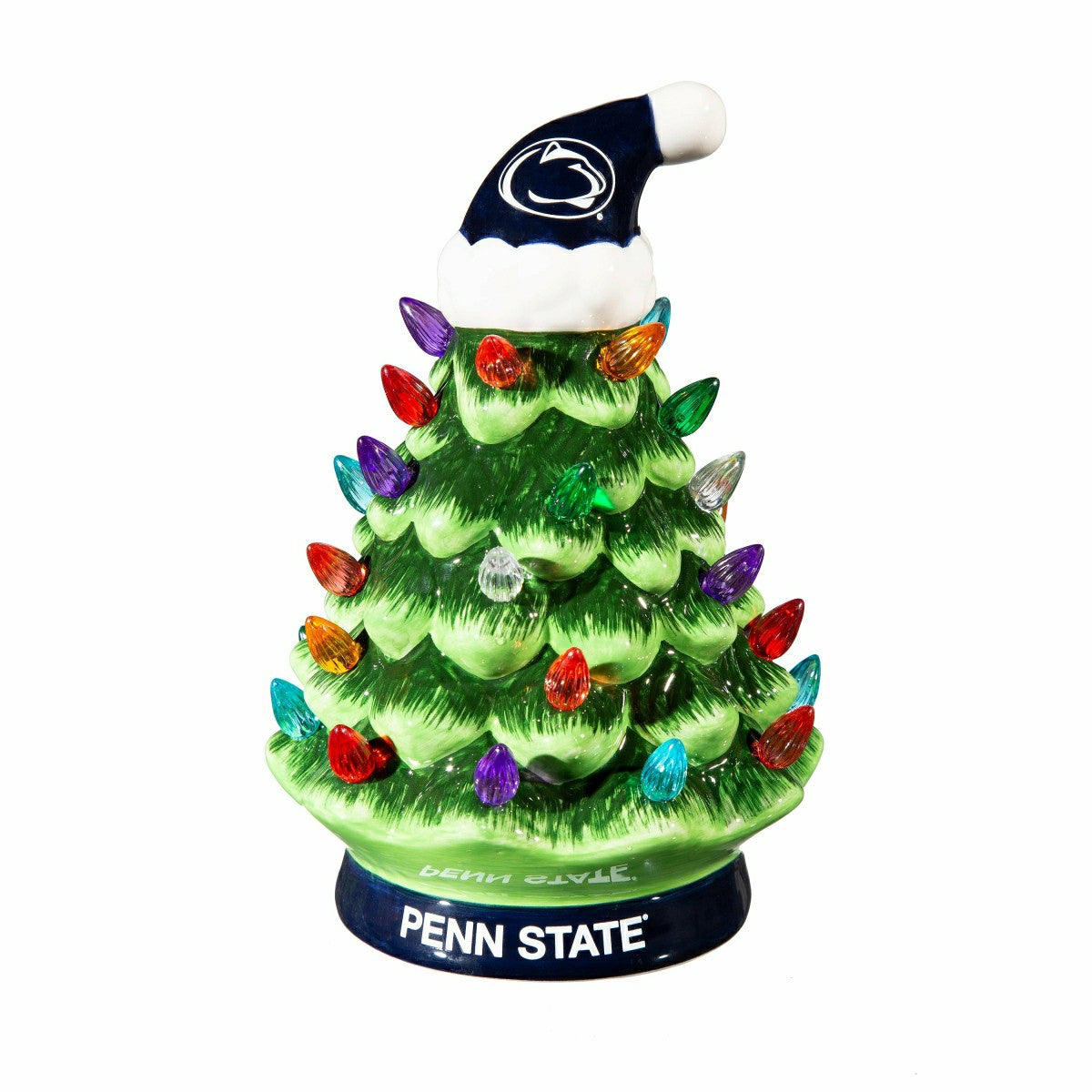 8" LED Ceramic Christmas Tree, Penn State - Collegiate Home