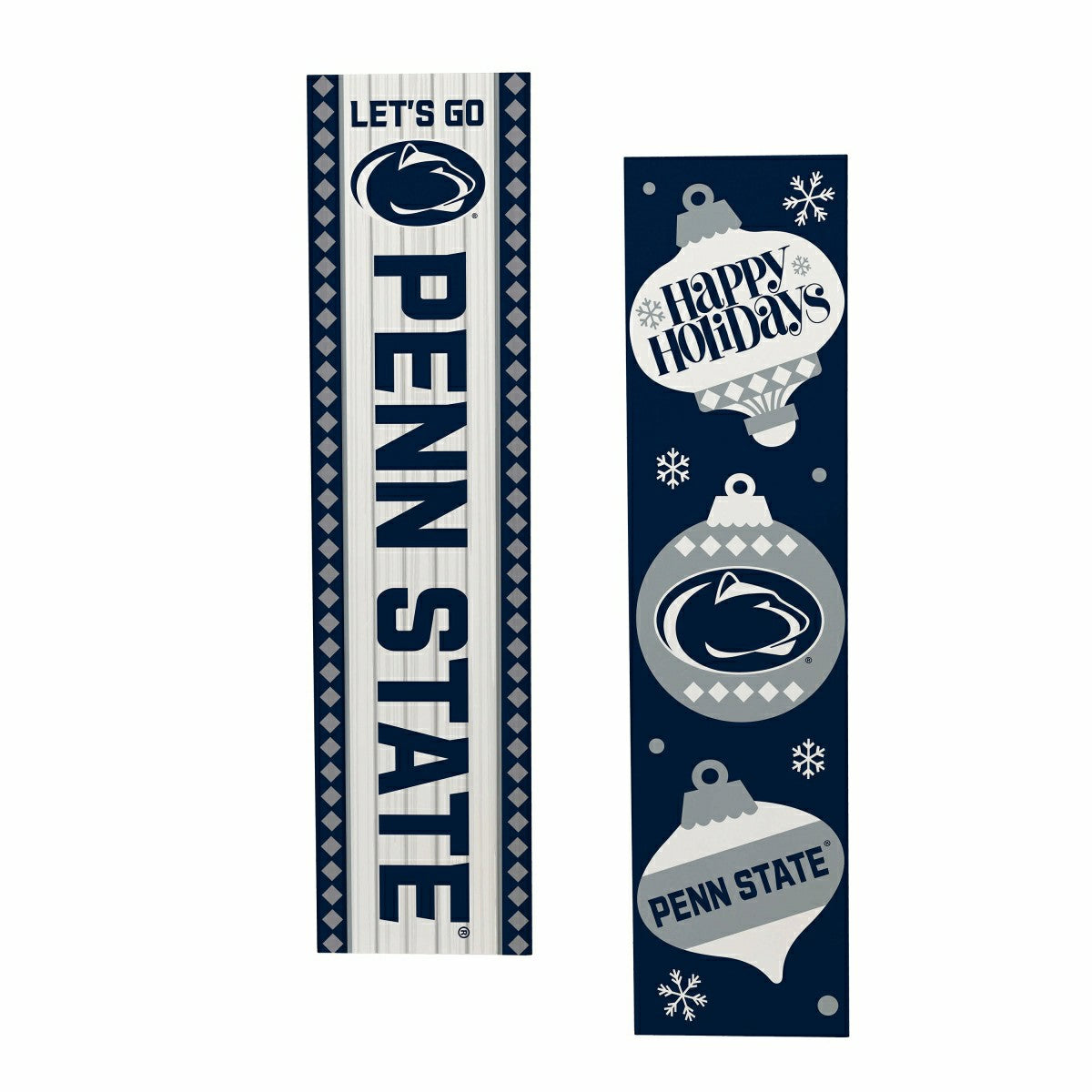 47" Double Sided Leaner, Penn State, Christmas - Collegiate Home