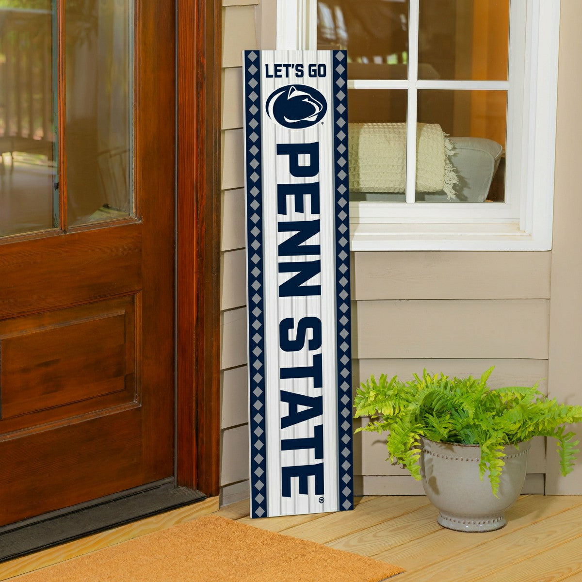 47" Double Sided Leaner, Penn State, Christmas - Collegiate Home