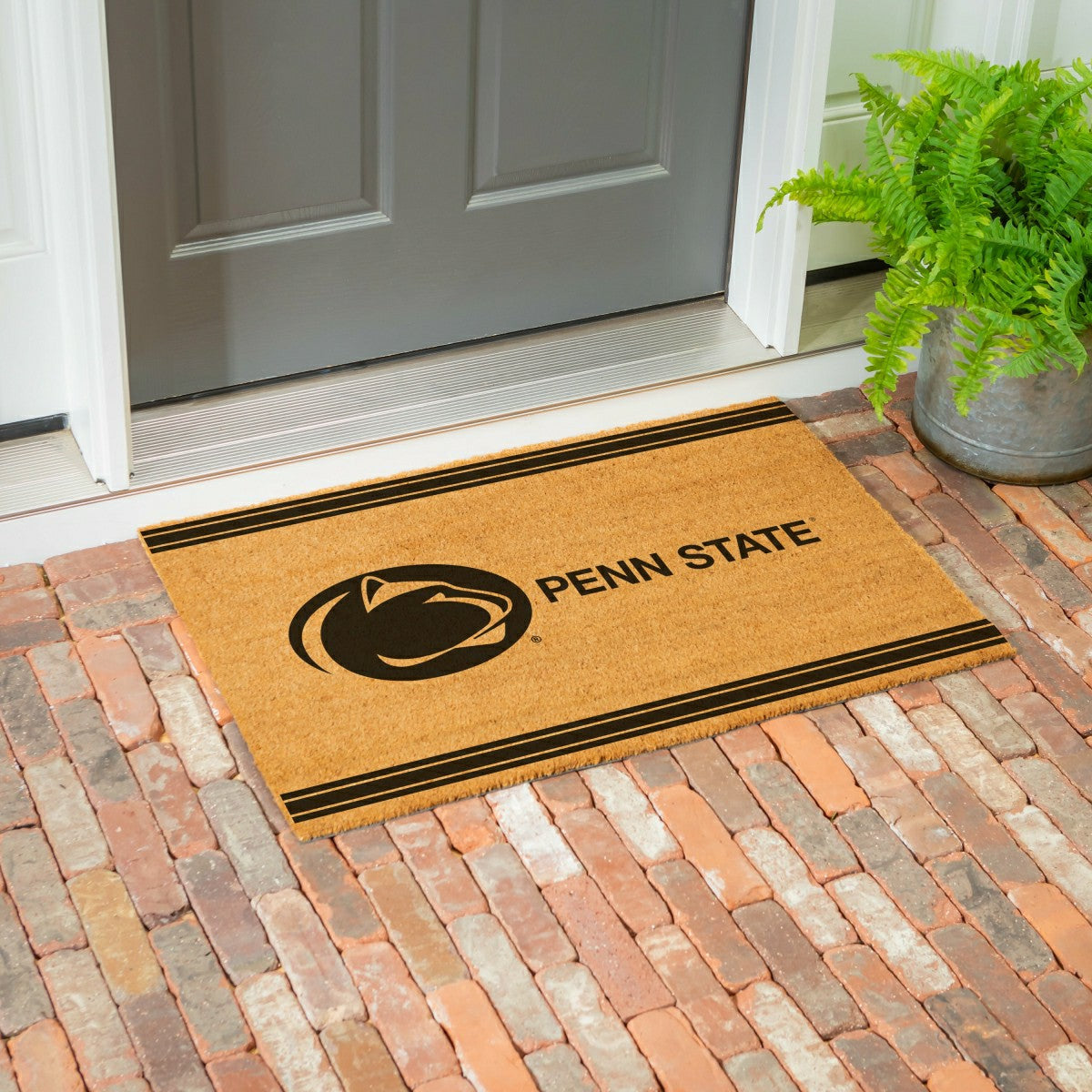 Penn State Large One Color Coir Mat, 36"x24" - Collegiate