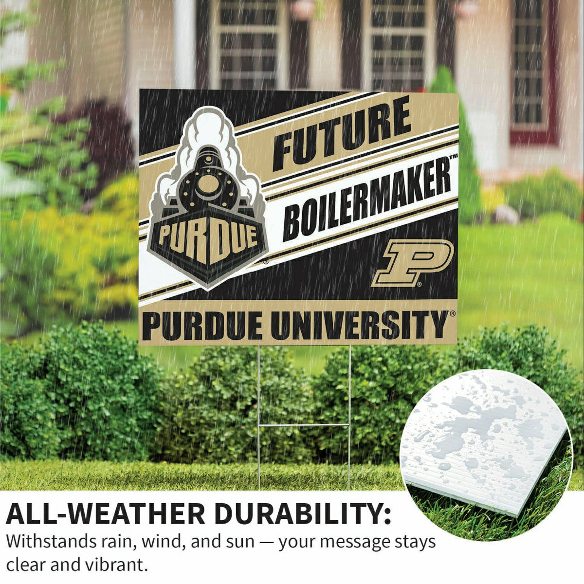 Purdue University Coroplast Yard Sign, Future Student - Collegiate Home