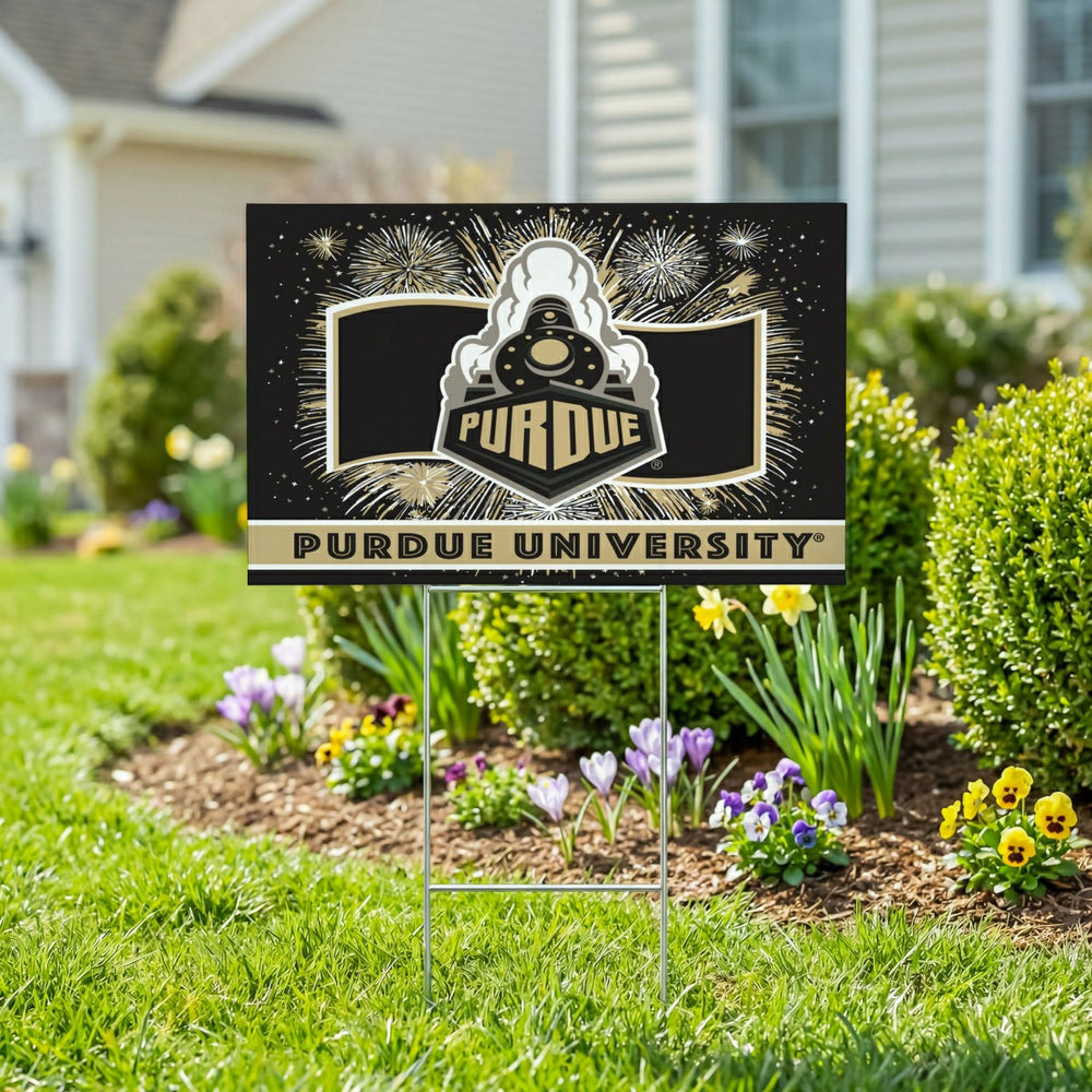 Purdue University Yard Sign, Patriotic - Collegiate Home
