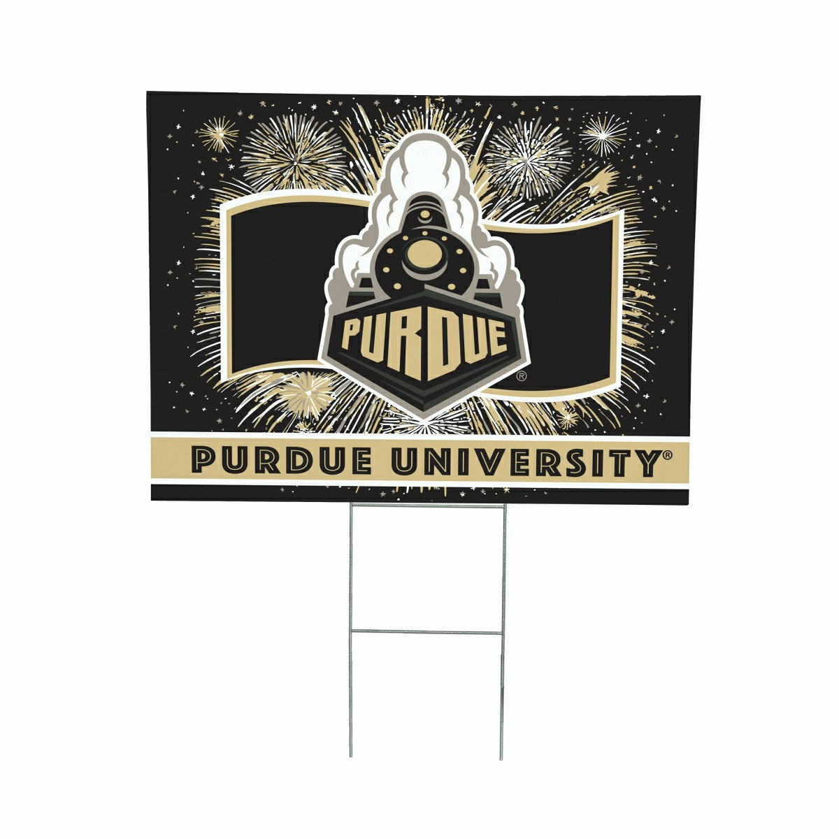 Purdue University Yard Sign, Patriotic - Collegiate Home