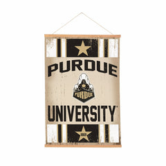 Purdue University, Canvas Wall Tapestry, Medium, 36x24 - Collegiate Home
