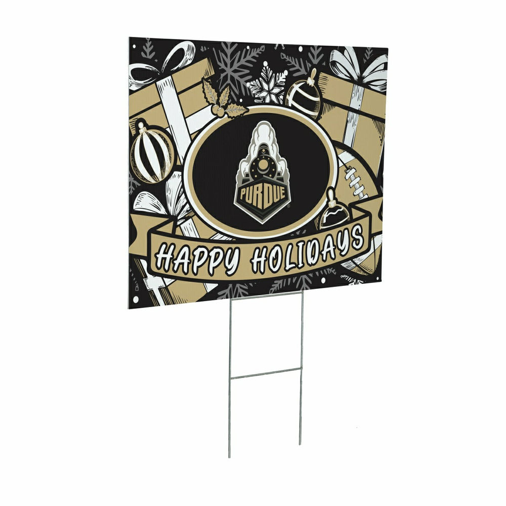 Purdue University Yard Sign, Holiday - Collegiate Home