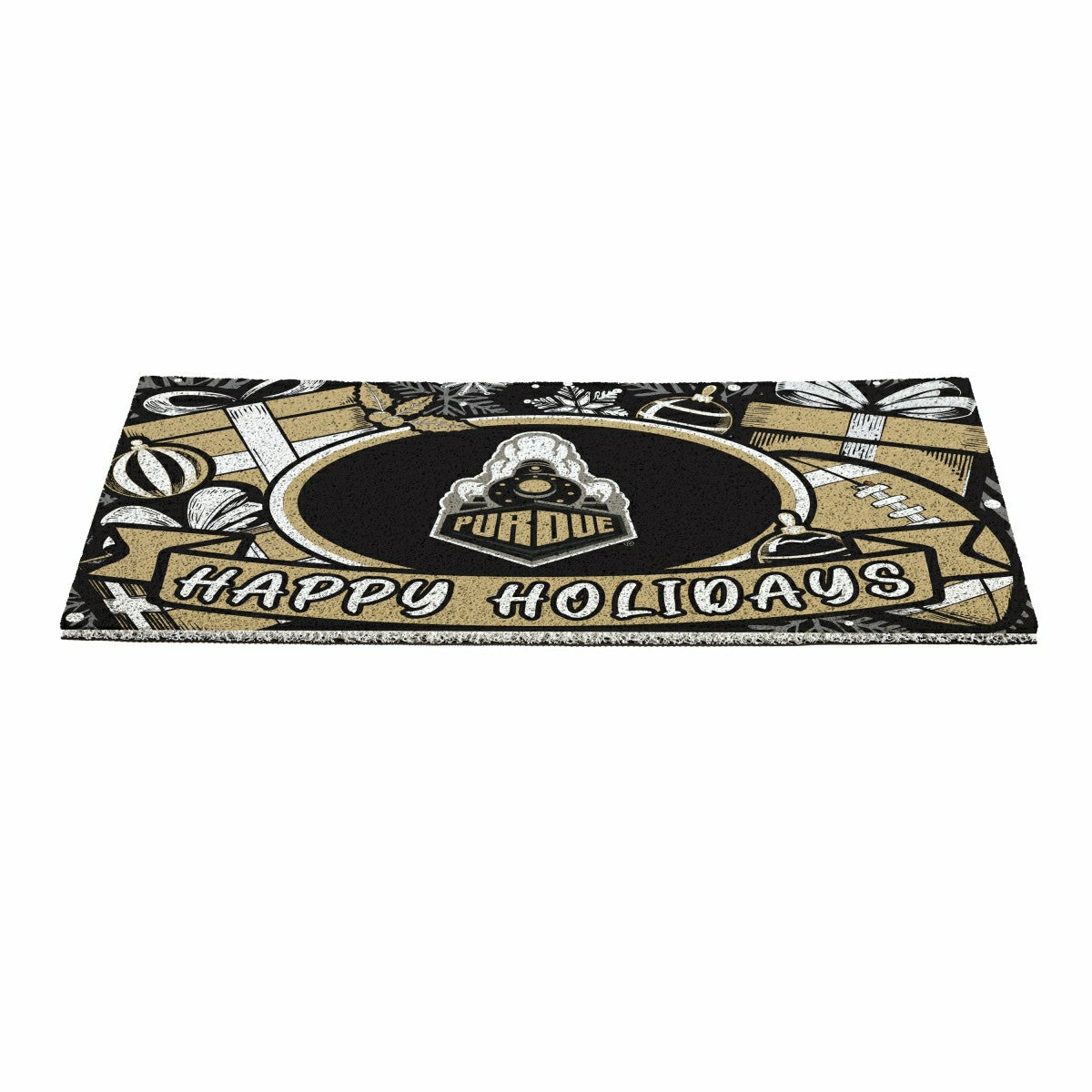 Purdue University Holiday PVC Mat, 28"x16" - Collegiate