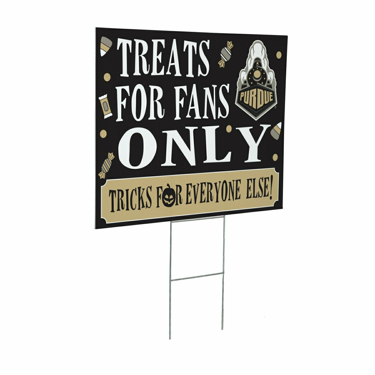 Purdue University Yard Sign, Halloween Treats for Fans - Collegiate Home