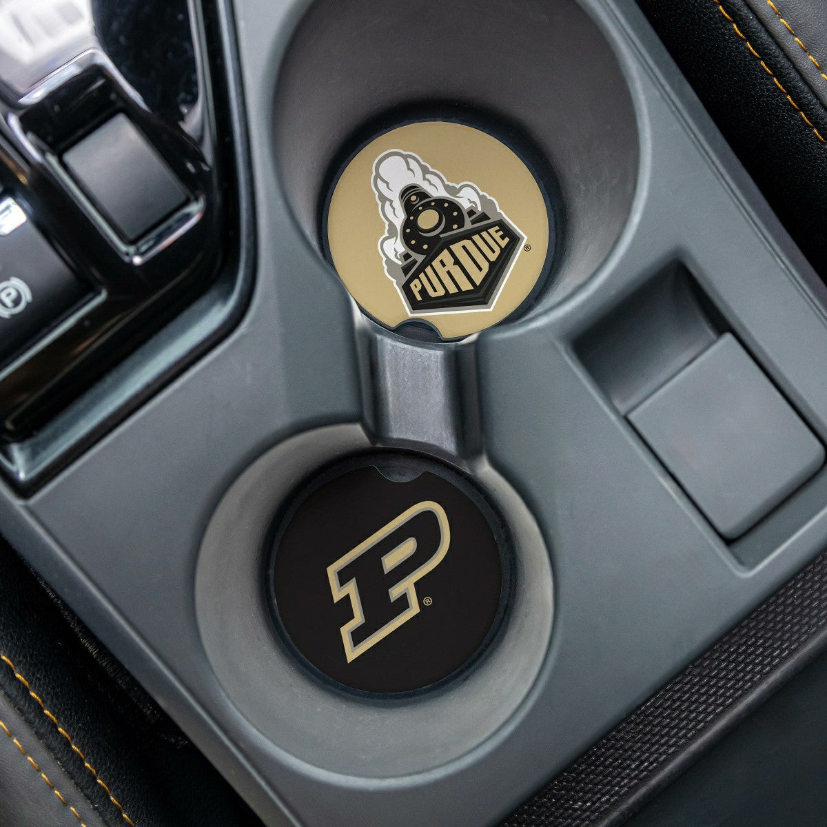 Purdue University Car Coaster Set, 2pc - Collegiate Home