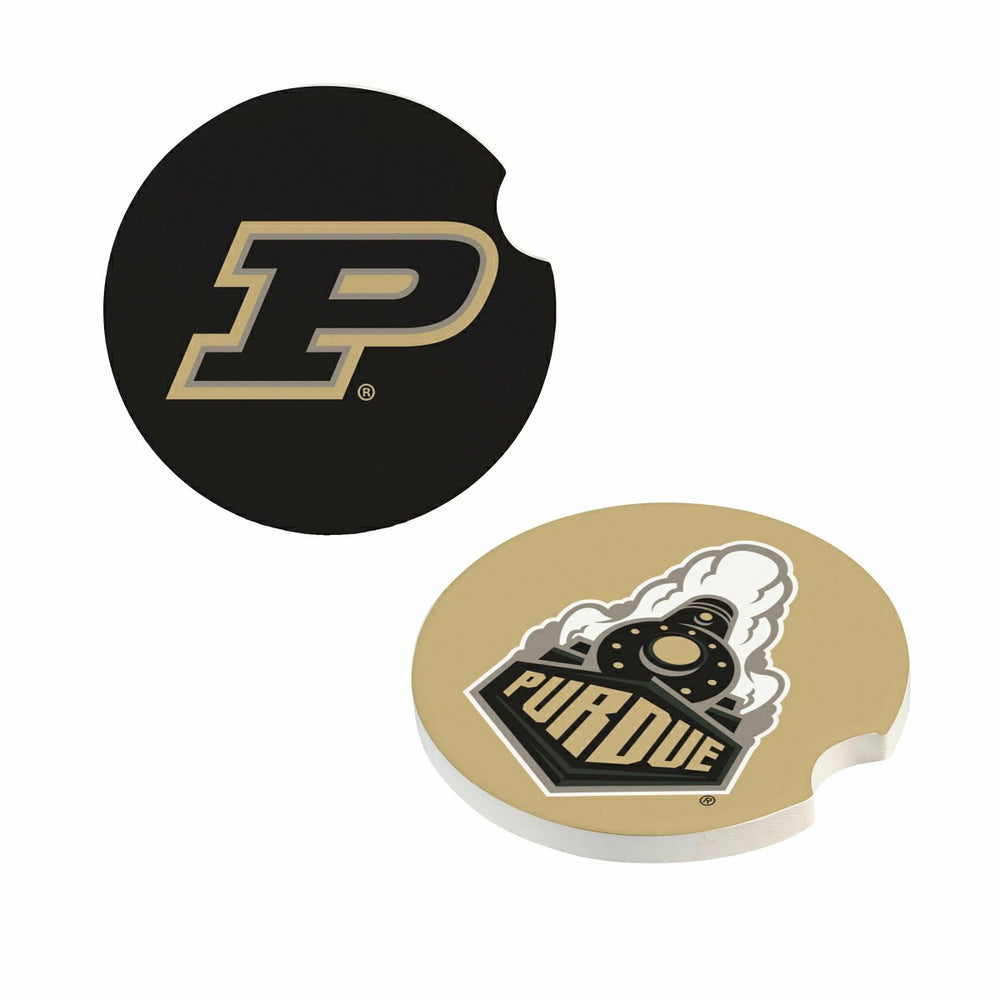 Purdue University Car Coaster Set, 2pc - Collegiate Home