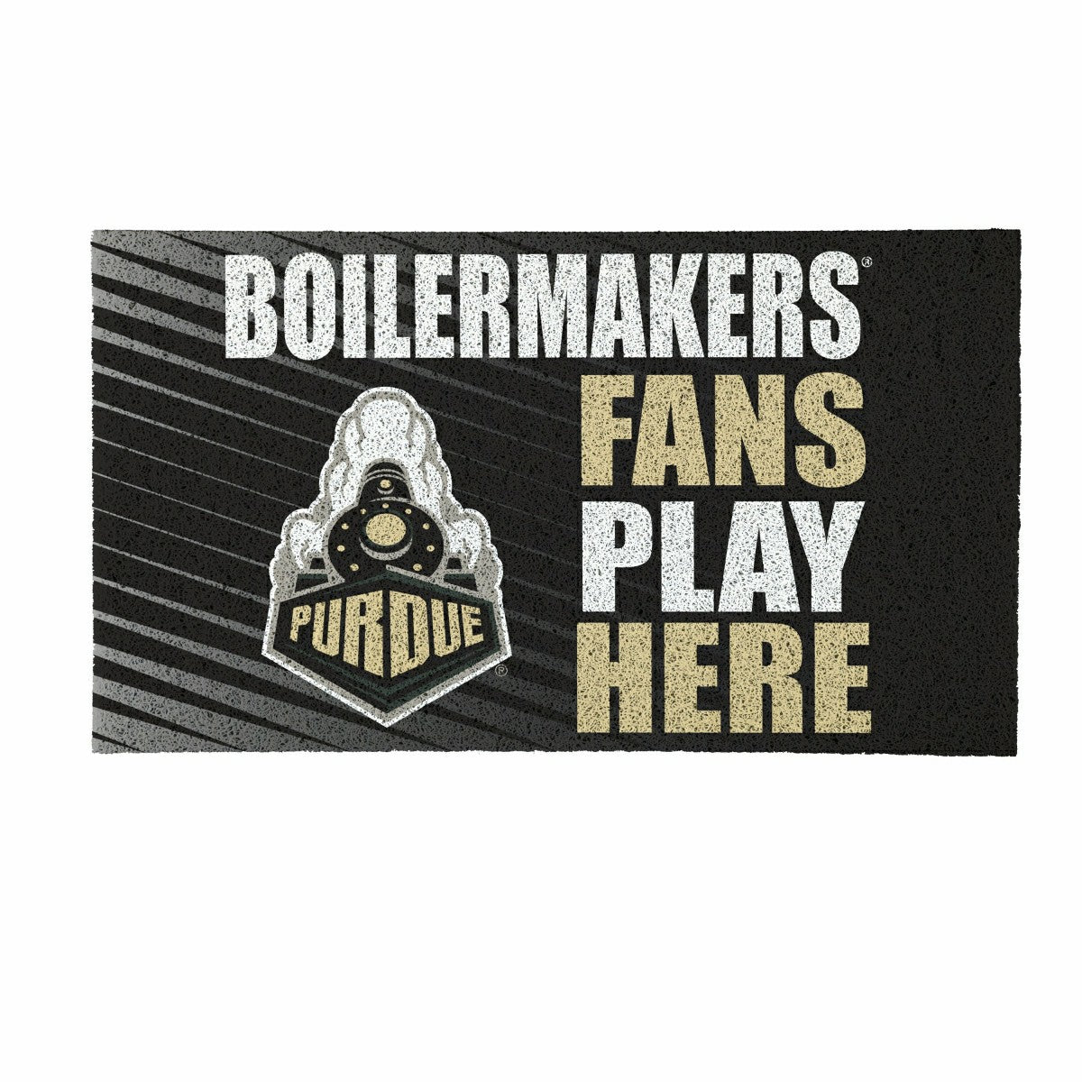 Purdue University Fan Mat, 28"x16" - Collegiate