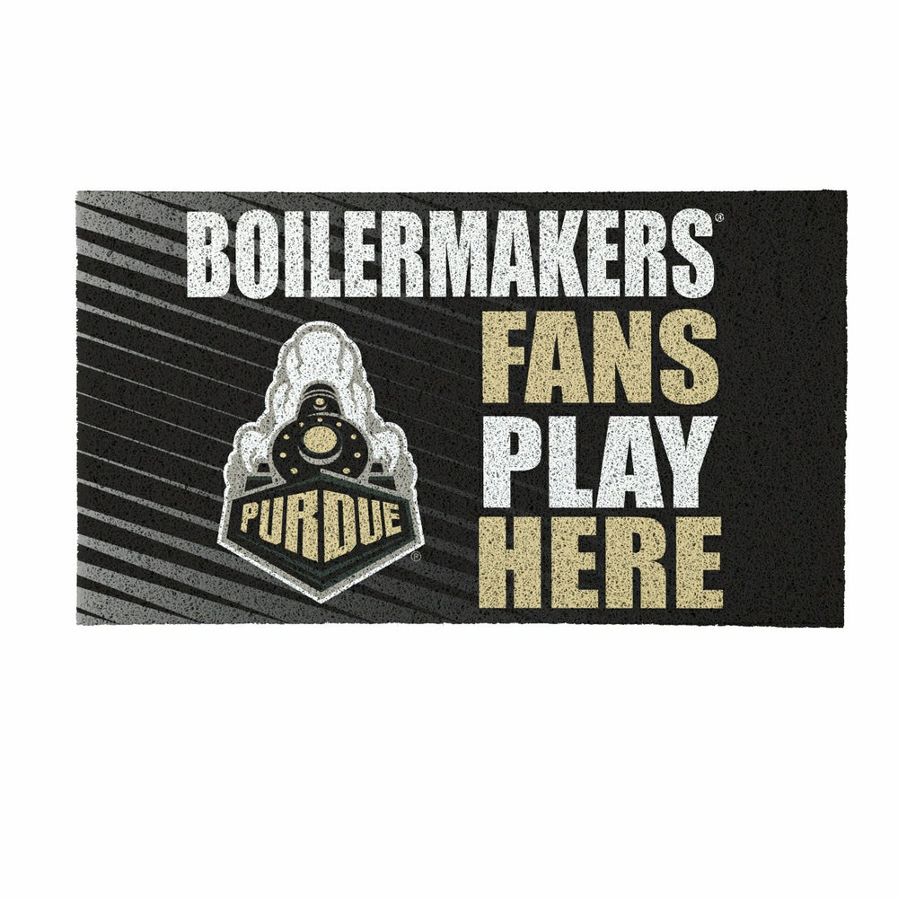 Purdue University Fan Mat, 28"x16" - Collegiate