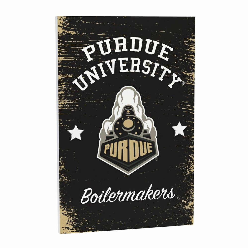 Purdue University Wood Wall Sign, 16x24 - Collegiate Home