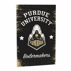 Purdue University Wood Wall Sign, 16x24 - Collegiate Home