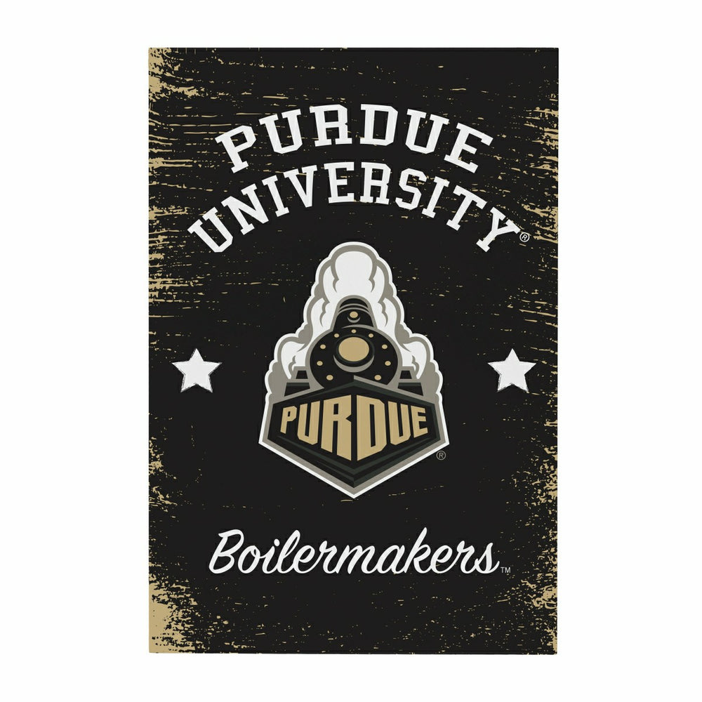 Purdue University Wood Wall Sign, 16x24 - Collegiate Home