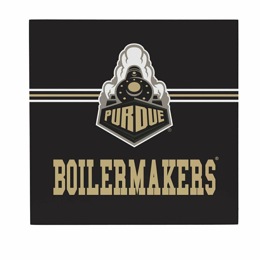 Purdue University Wood Wall Sign, 12x12 - Collegiate Home