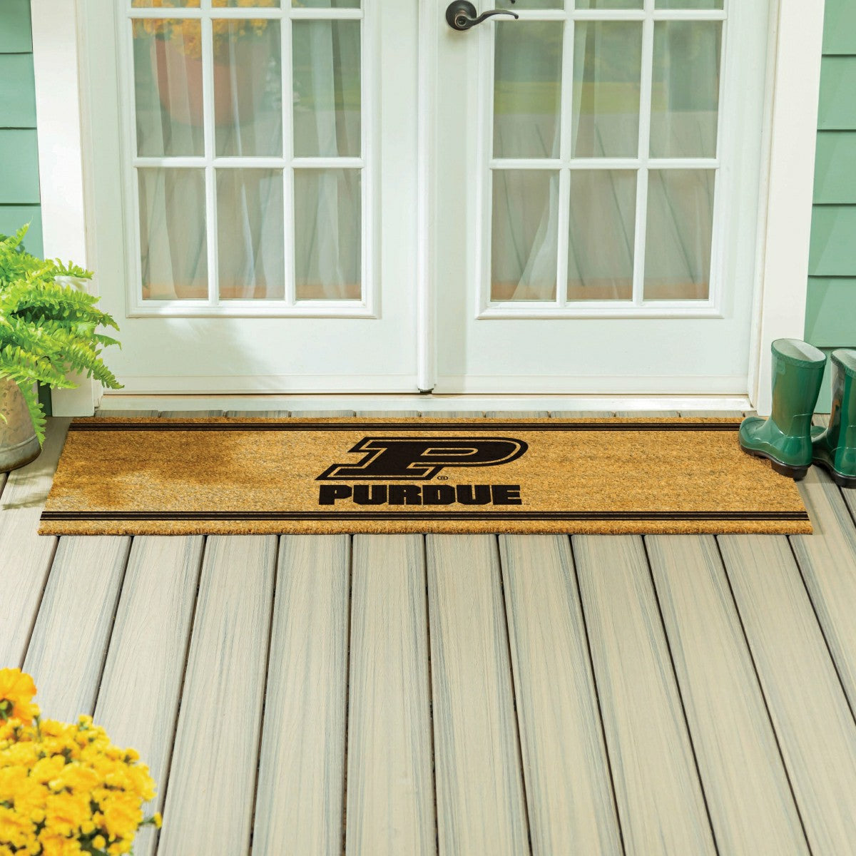 Purdue University Extra Large One Color Coir Mat, 60"x24" - Collegiate