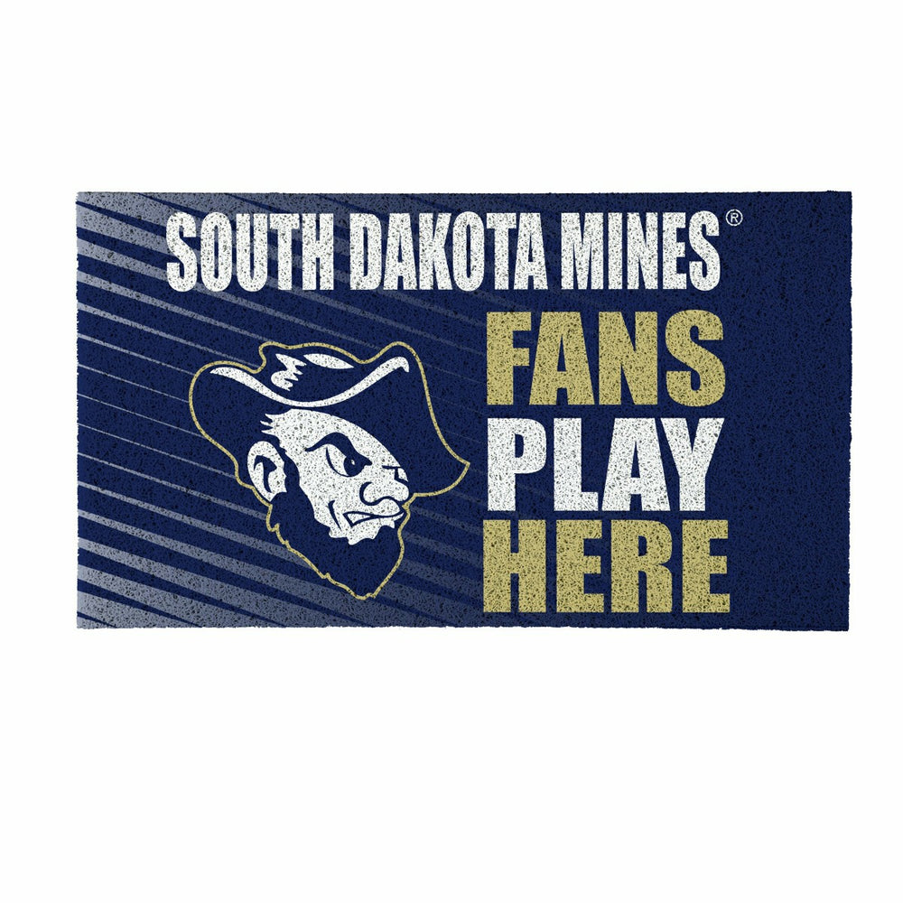 South Dakota School of Mining and Technology Fan Mat, 28"x16" - Collegiate