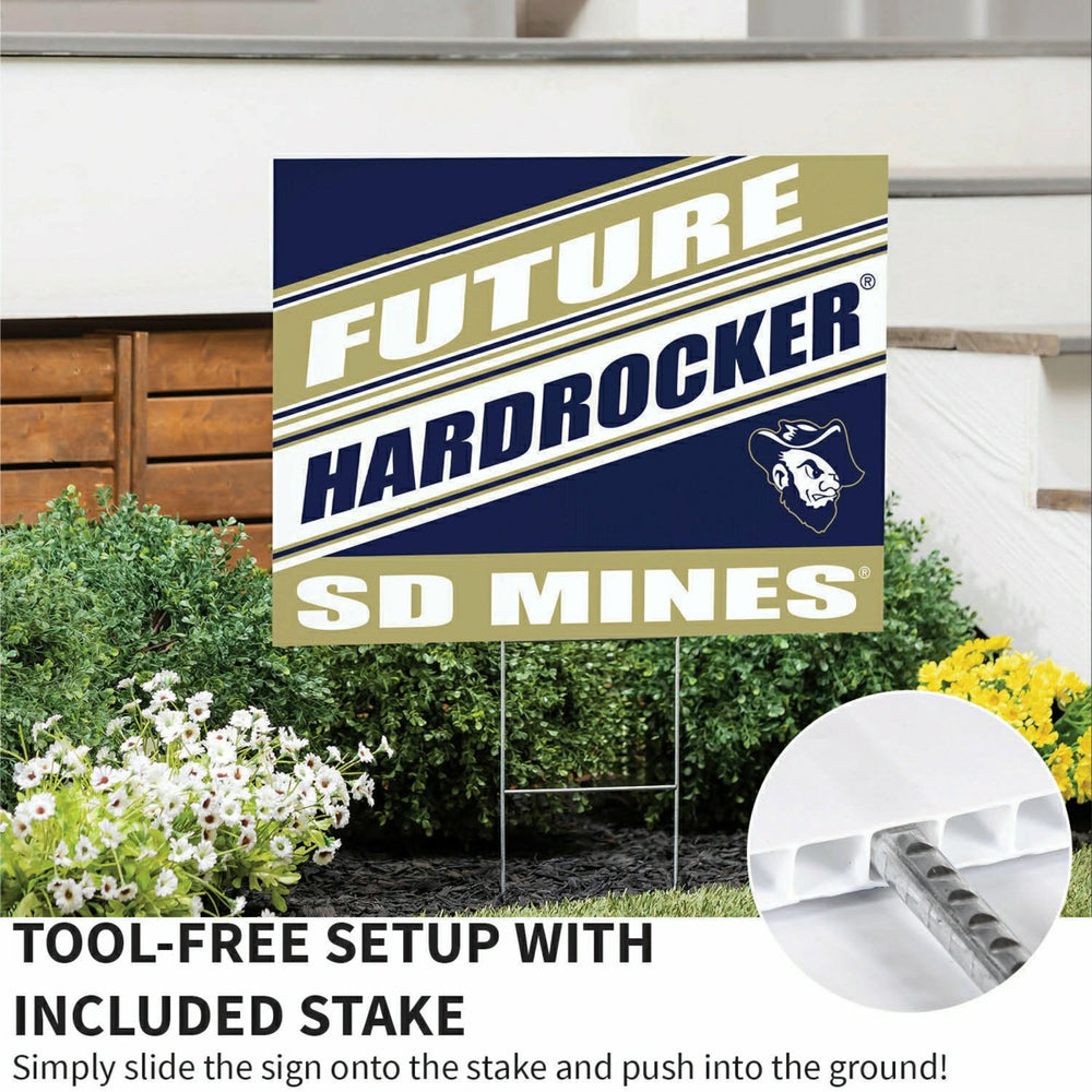 South Dakota School of Mines & Technology Coroplast Yard Sign, Future  - Collegiate Home