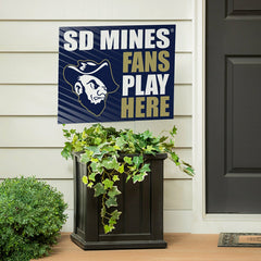South Dakota School of Mines & Technology Coroplast Yard Sign "Fans Pl - Collegiate Home