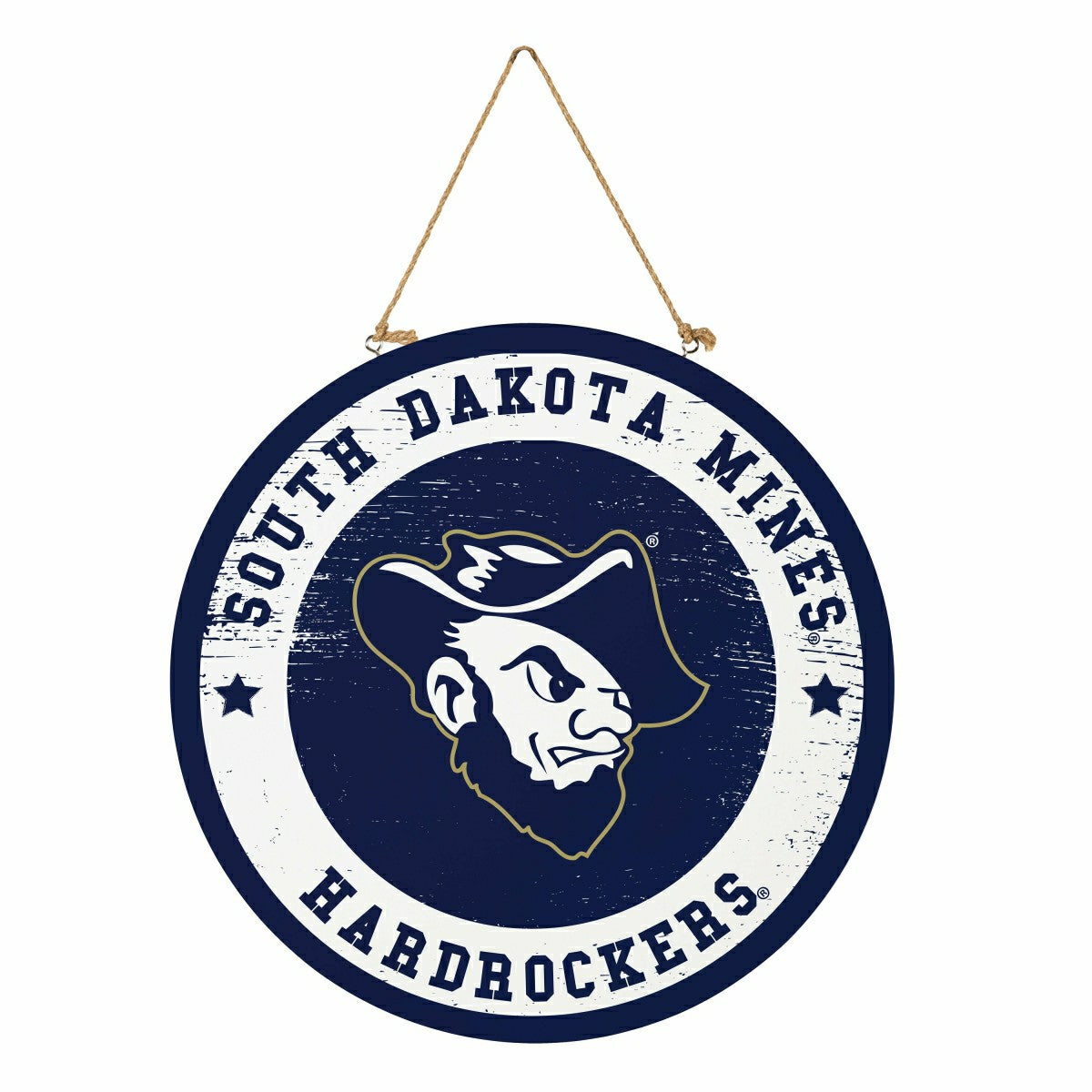 South Dakota School of Mining and Technology Round Door Décor with Han - Collegiate Home