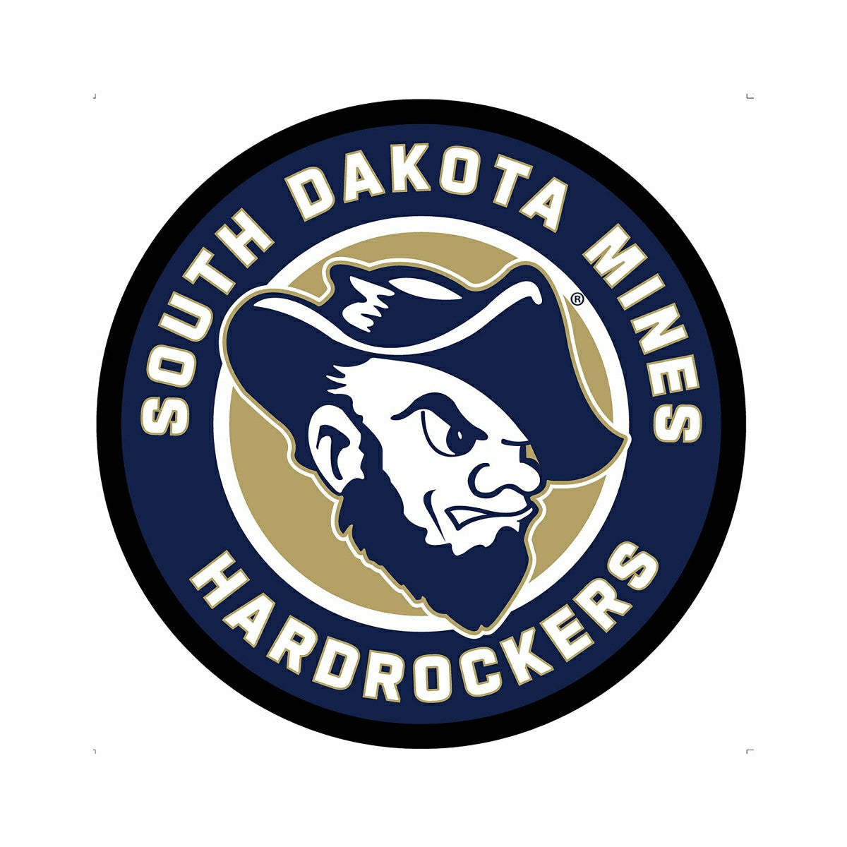 South Dakota School of Mining and Technology College Large Round Edgel - Collegiate Home