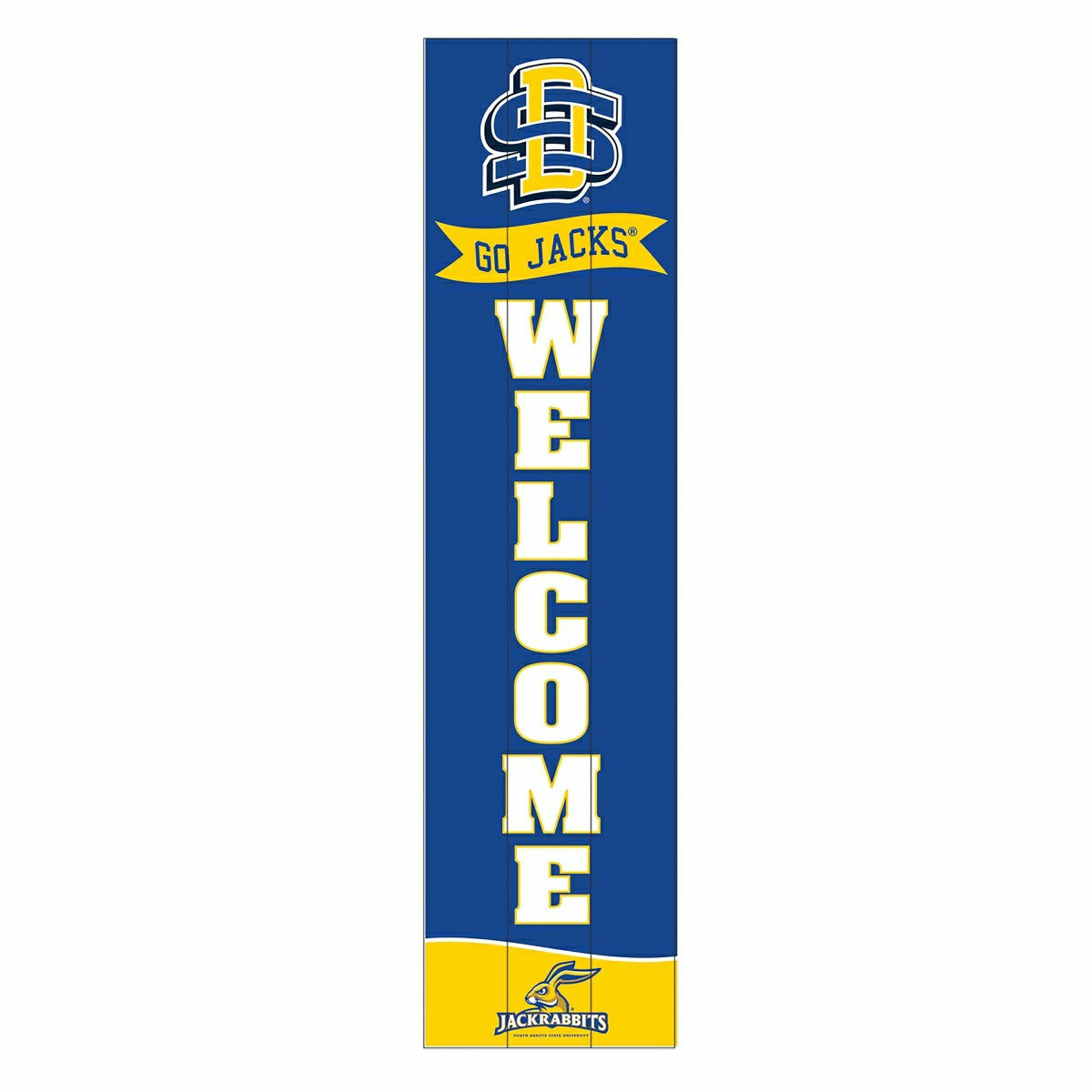 South Dakota State University Large Single Sided Leaner, 46" - Collegiate Home
