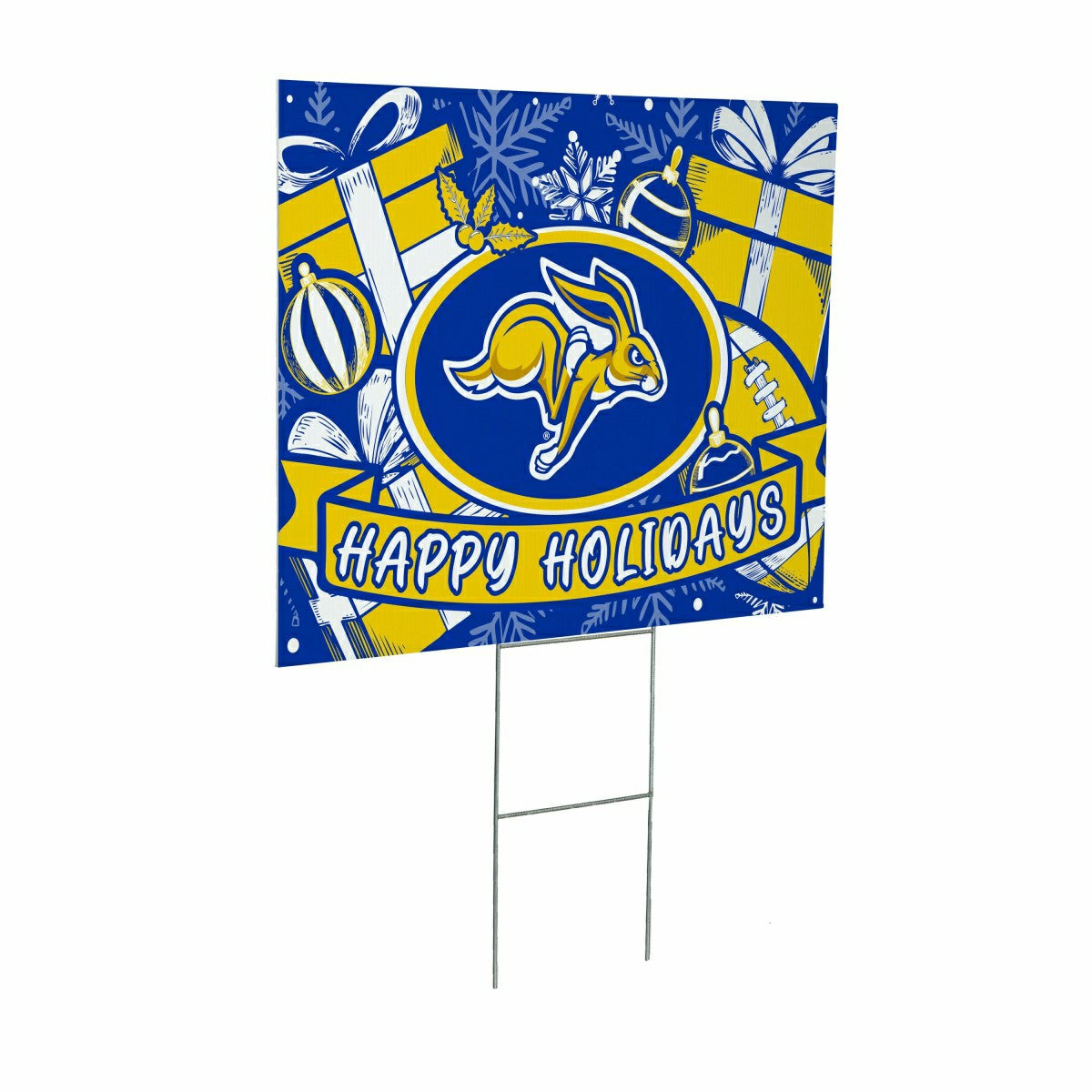 South Dakota State University Coroplast Yard Sign, Holiday - Collegiate Home