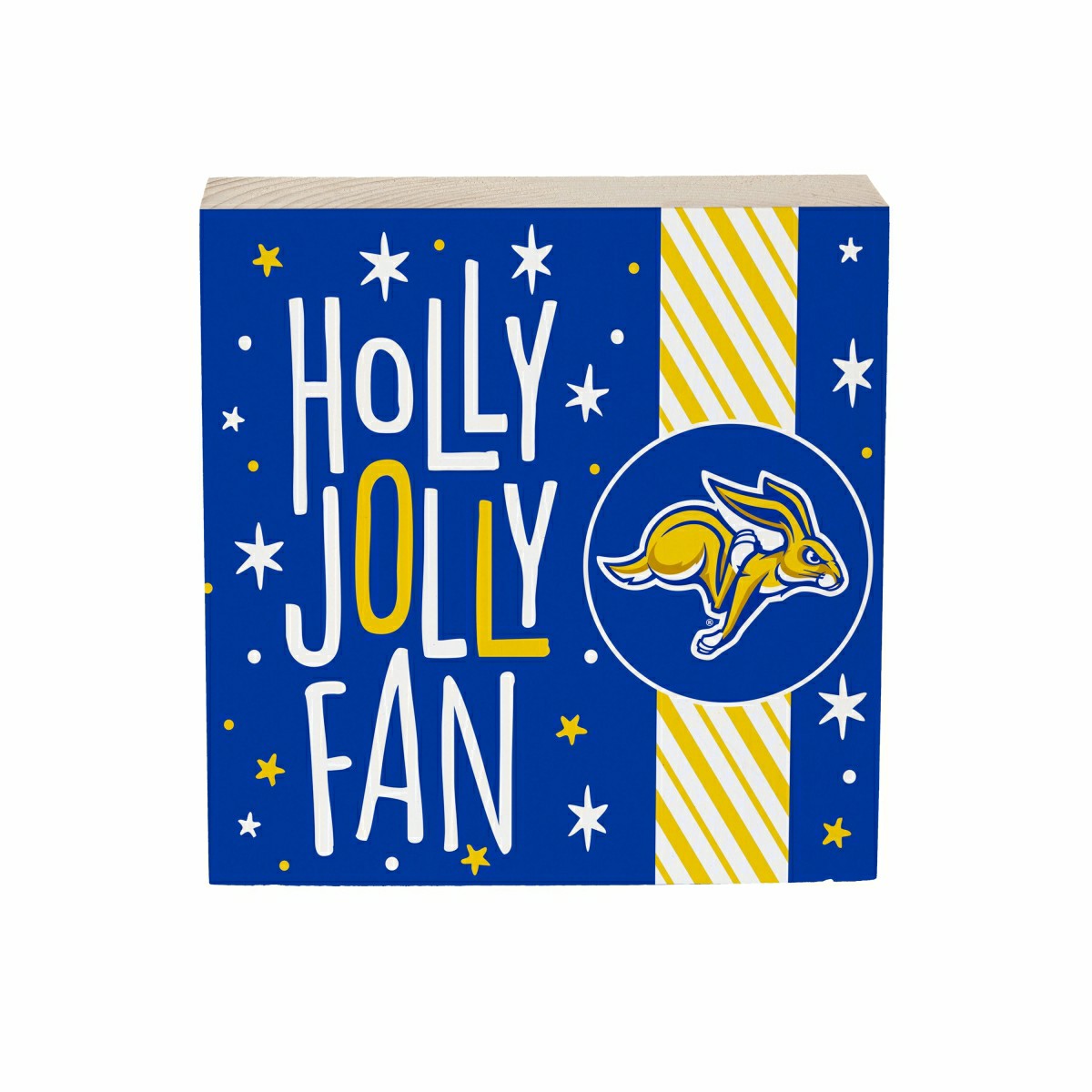 South Dakota State University Block, Holiday, 6x6 - Collegiate Home