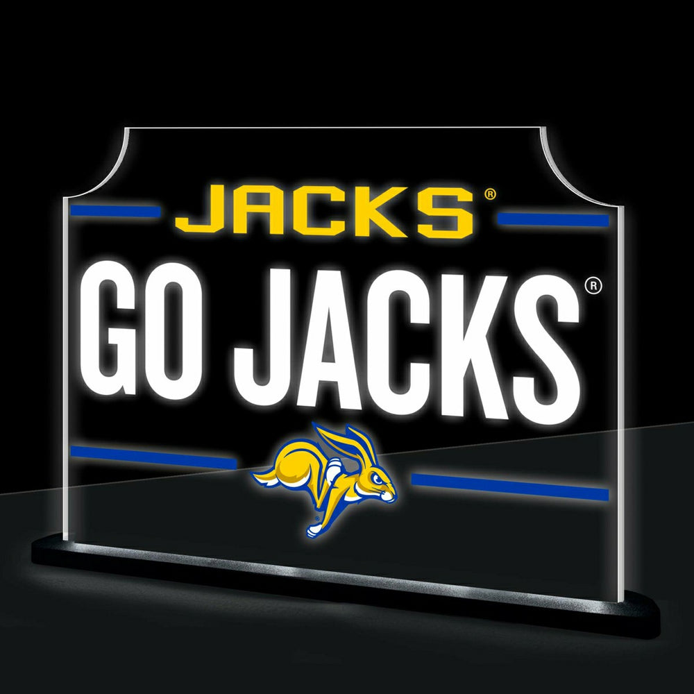South Dakota State University College Rectangle Desklite LED Decor - Collegiate Home