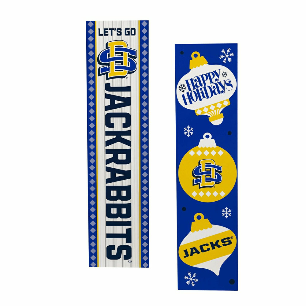 47" Double Sided Leaner, South Dakota State University, Christmas - Collegiate Home