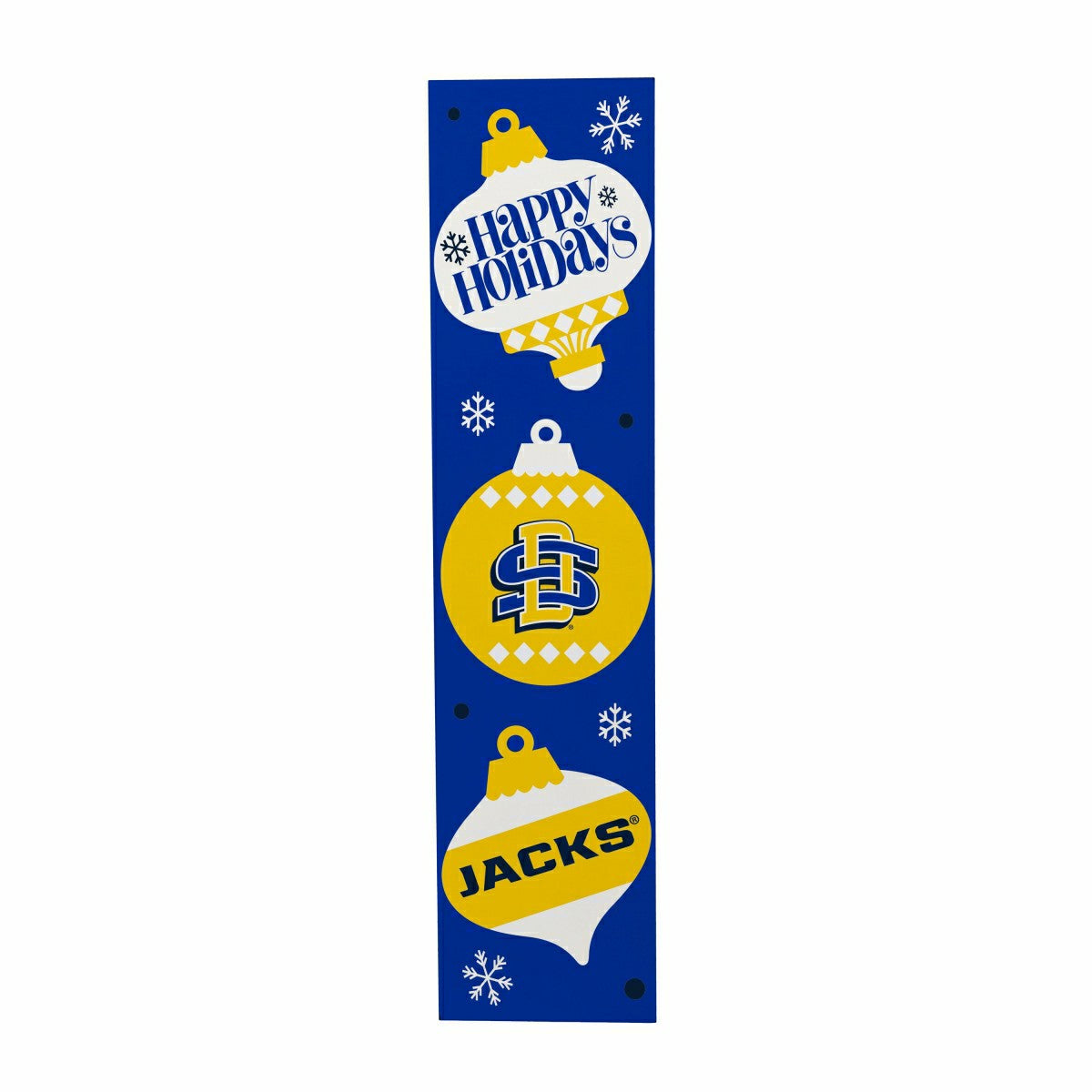 47" Double Sided Leaner, South Dakota State University, Christmas - Collegiate Home