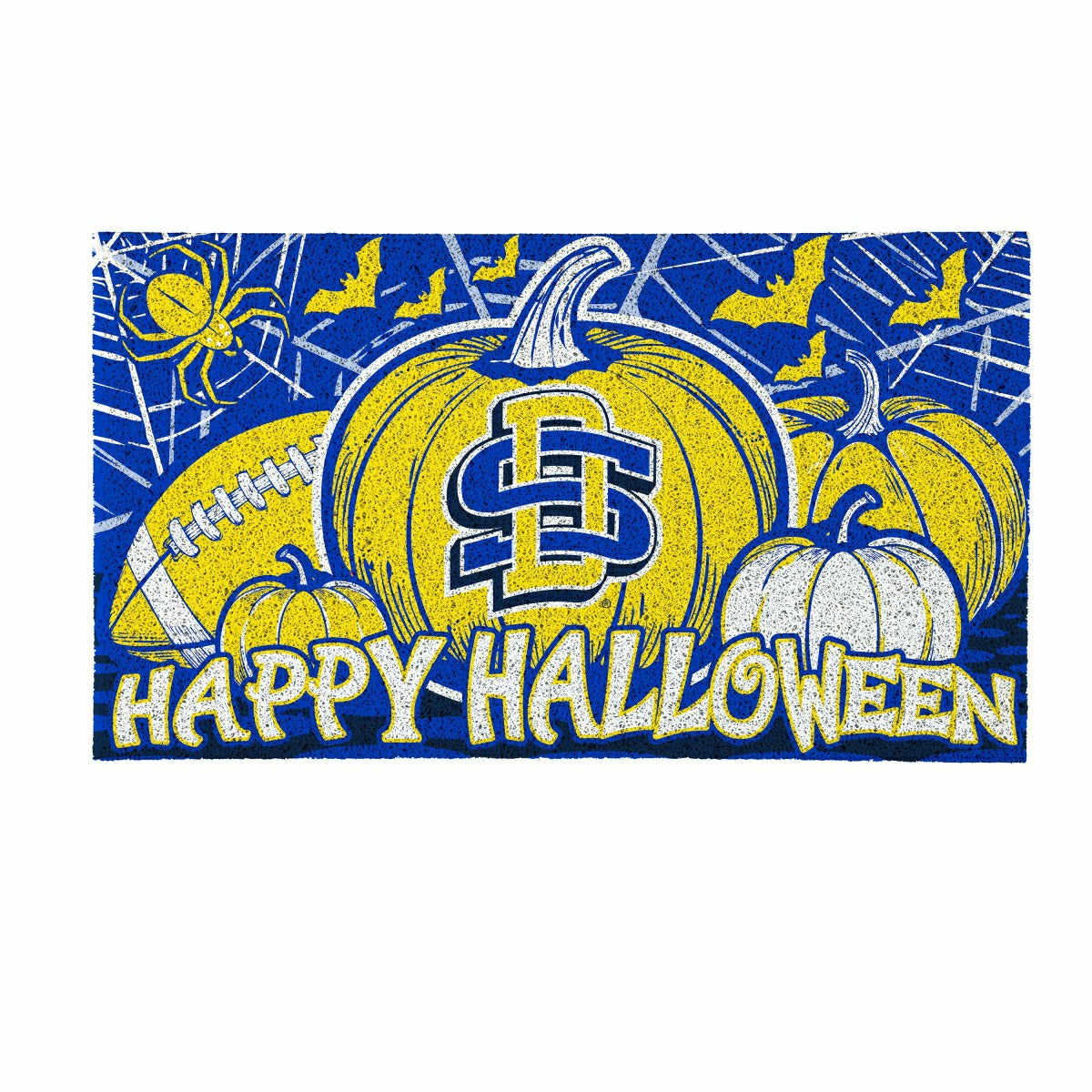 South Dakota State University Halloween PVC Mat, 28"x16" - Collegiate
