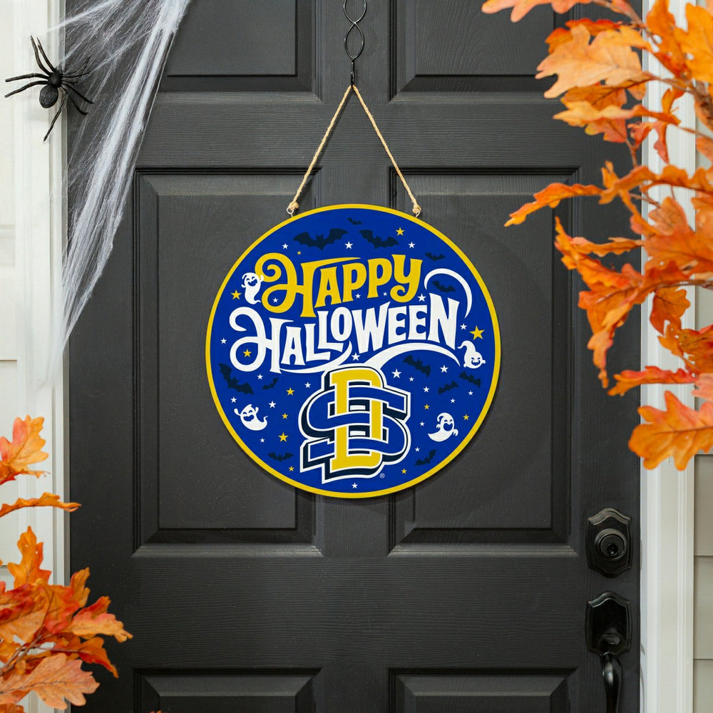 South Dakota State University Halloween Round Door Décor with Hanging  - Collegiate Home