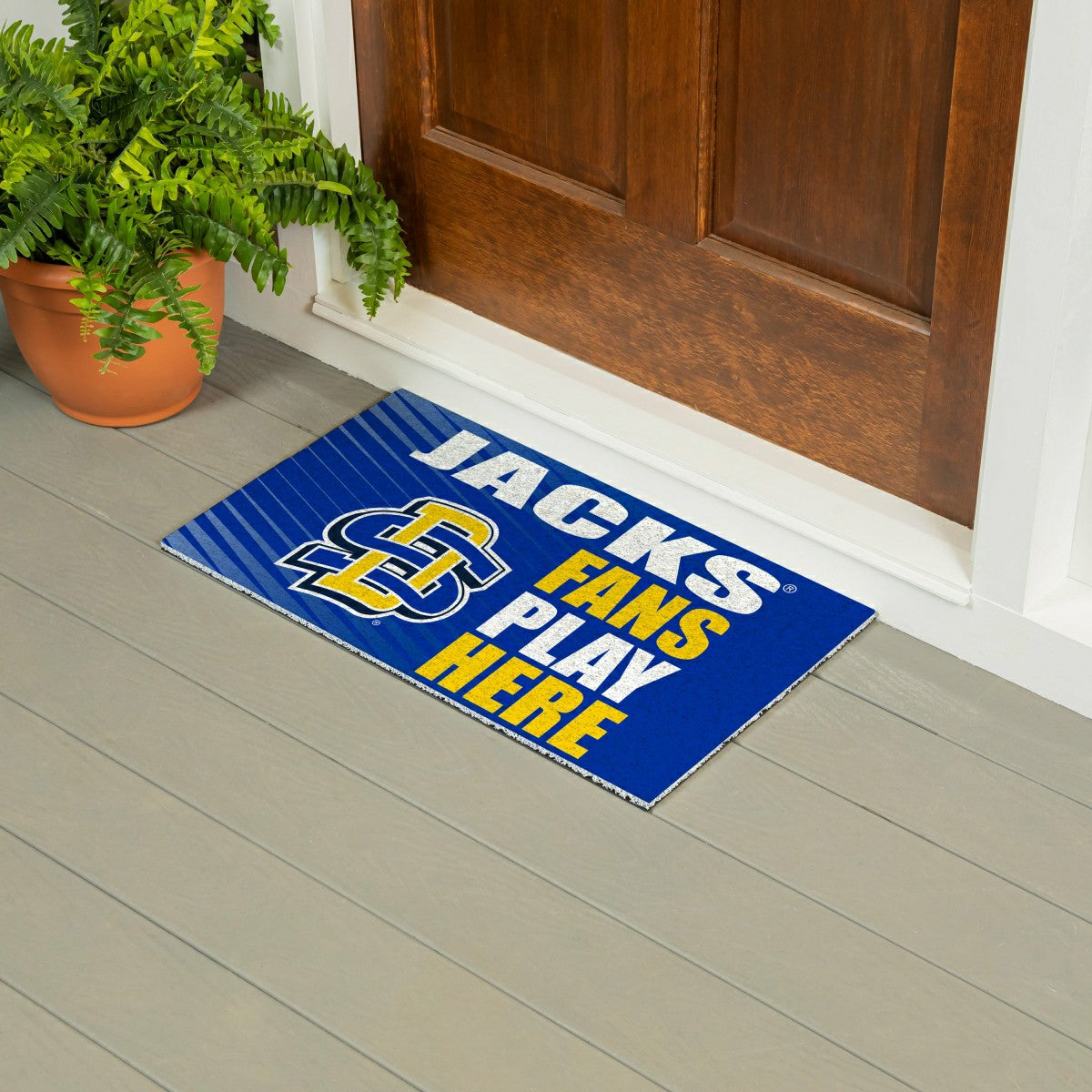 South Dakota State University Fan Mat, 28"x16" - Collegiate