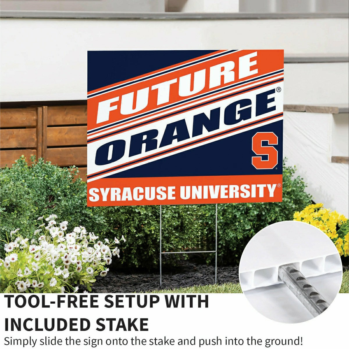 Syracuse University Coroplast Yard Sign, Future Student - Collegiate Home