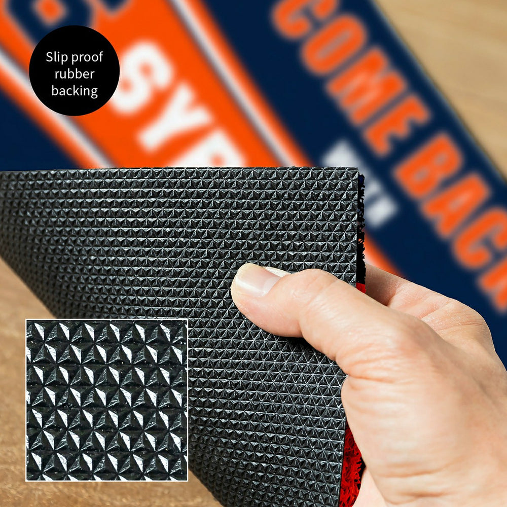 28" x 16" PVC Trapper Mat, Come Back with Tickets, Syracuse University - Collegiate