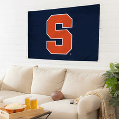 Syracuse University Single Sided Estate Flag with 2 Grommets, 3'x5' - Collegiate Home