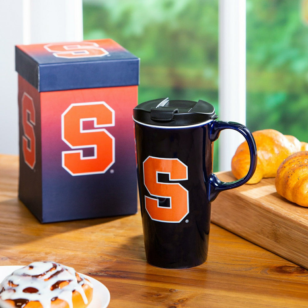 Syracuse University, 17oz Boxed Travel Latte - Collegiate Home
