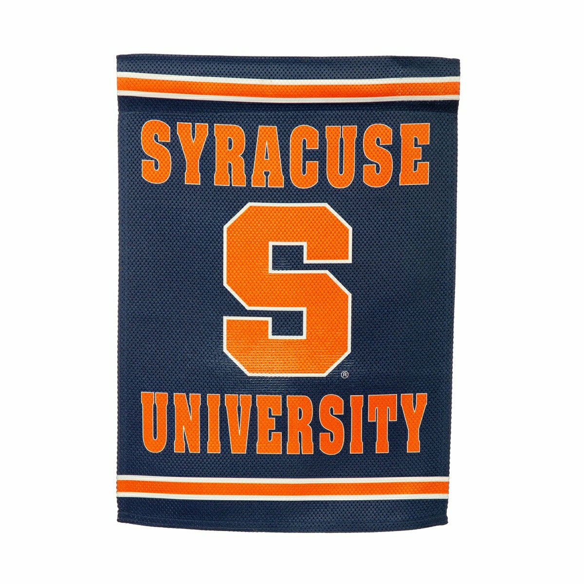 Embossed Suede Flag, GDN Size, Syracuse - Collegiate Home