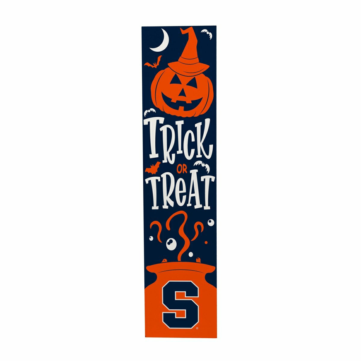 Syracuse University 47" Double Sided Leaner, Halloween - Collegiate Home