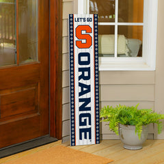Syracuse University 47" Double Sided Leaner, Christmas - Collegiate Home
