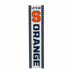 Syracuse University 47" Double Sided Leaner, Christmas - Collegiate Home