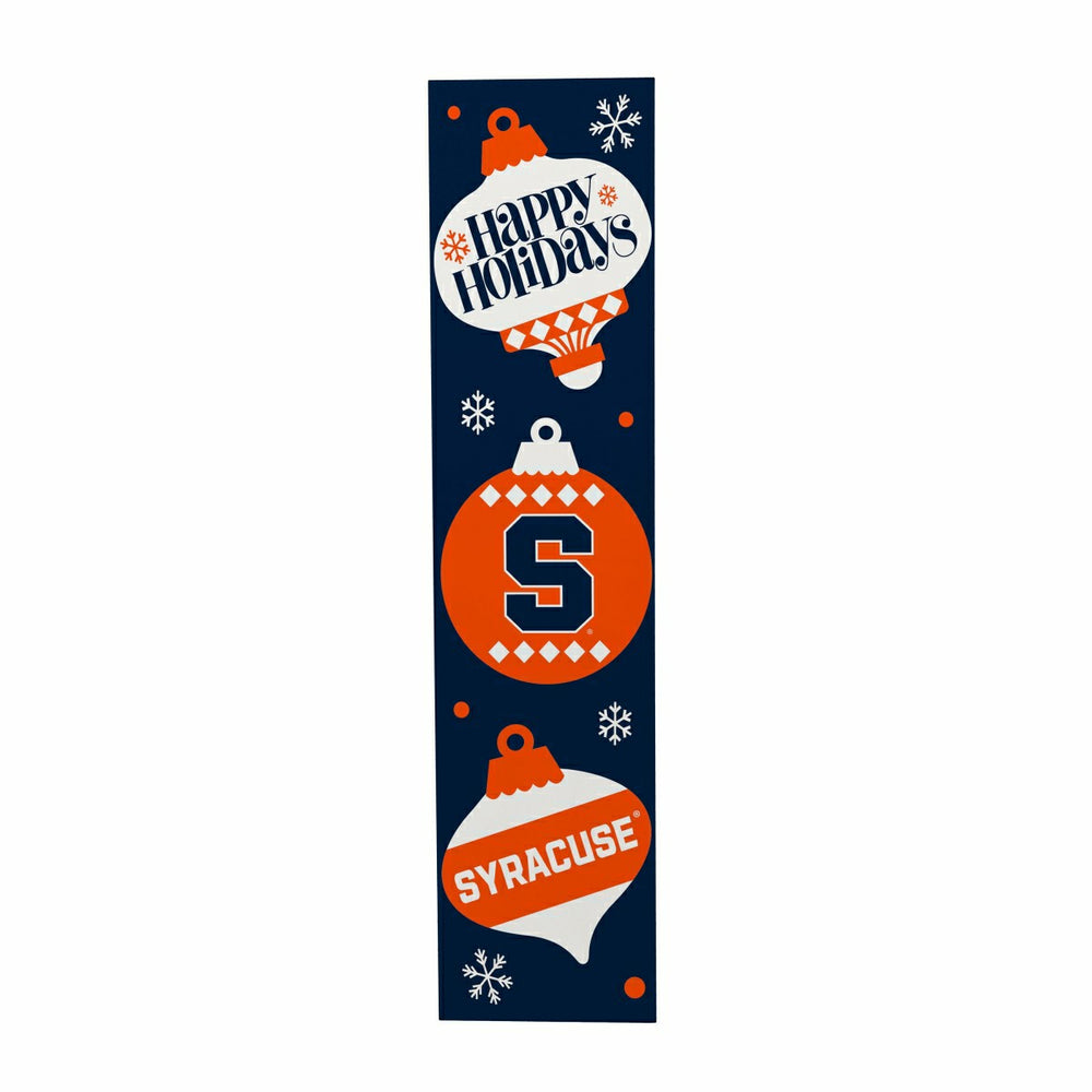 Syracuse University 47" Double Sided Leaner, Christmas - Collegiate Home