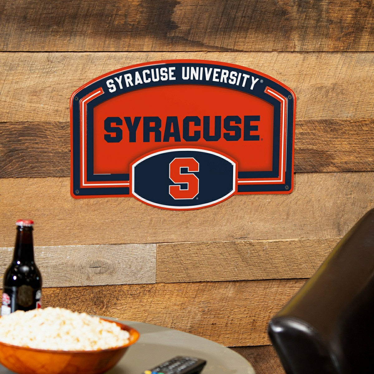 Syracuse University USA Embossed Steel Wall Sign, 11" x 17" - Collegiate Home