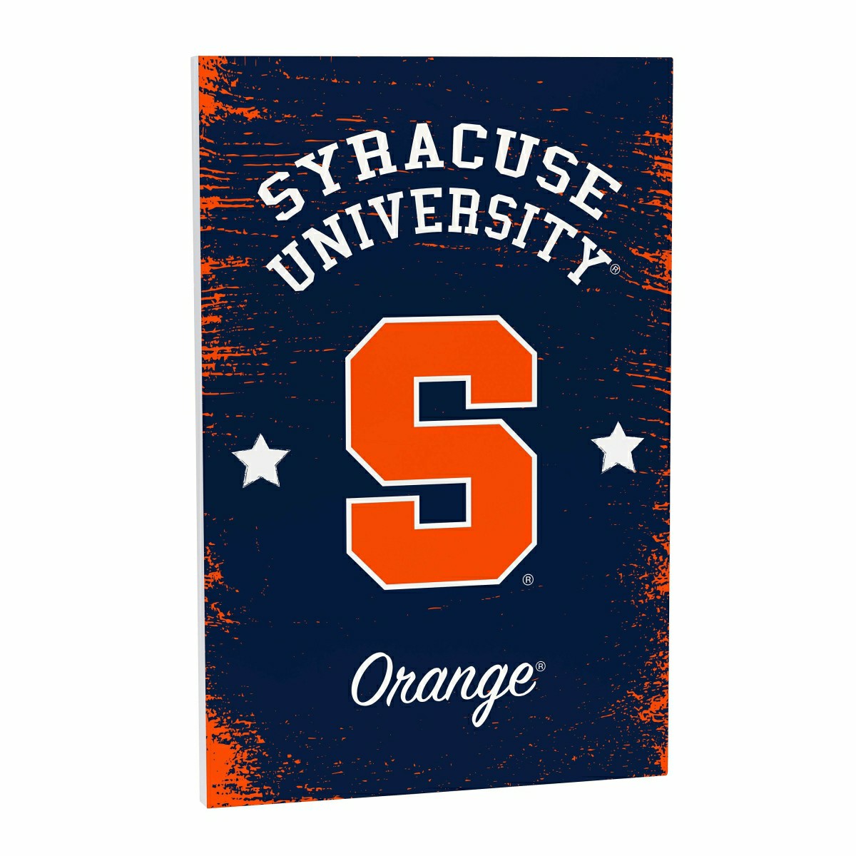 Syracuse University Wood Wall Sign, 16x24 - Collegiate Home