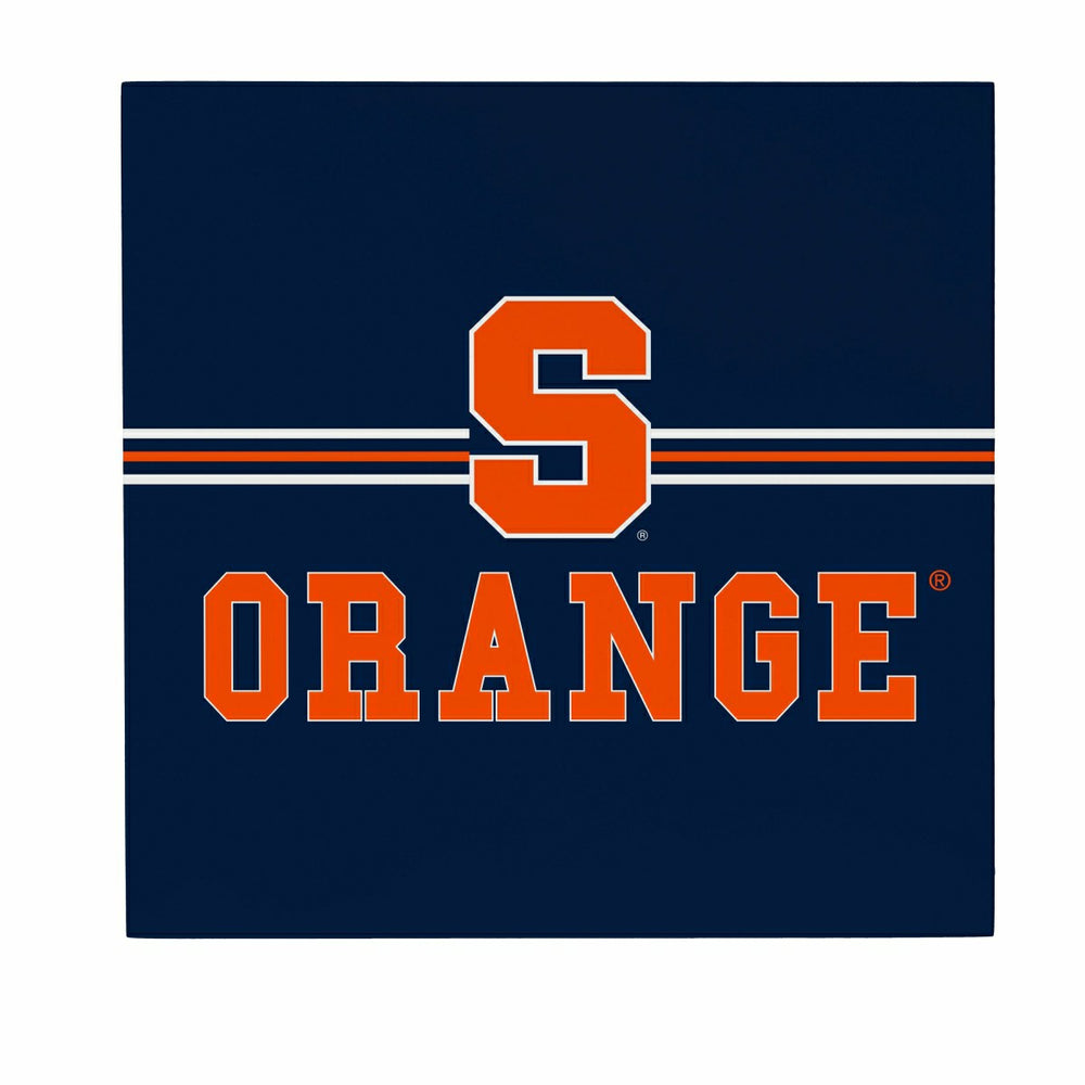 Syracuse University Wood Wall Sign, 12x12 - Collegiate Home